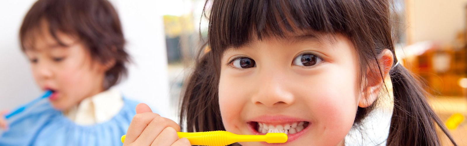Kids Brushing Teeth